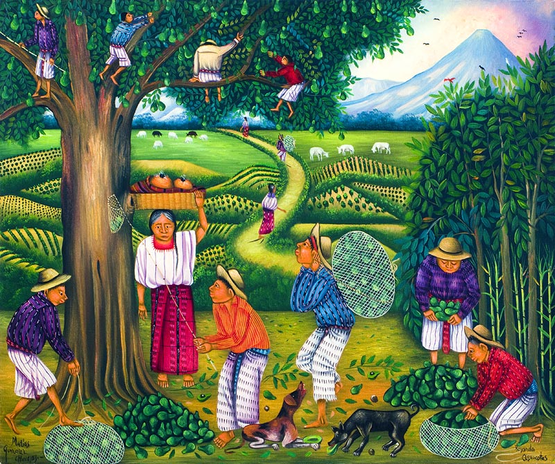 800x668 Guatemala Artwork Paintings - Guatemala Painting