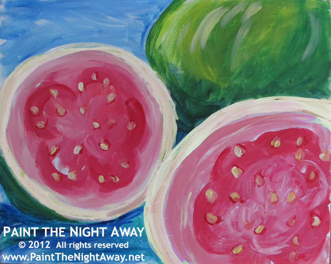 1080x863 Paintings Paint The Night Away - Guava Painting