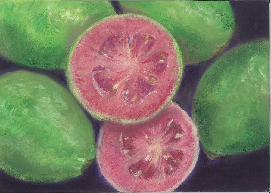 900x642 Guava Painting By Cy Borbone - Guava Painting