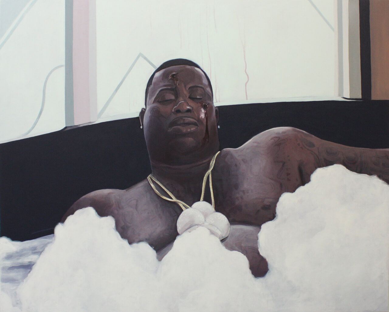 1280x1028 The Best Of Williamsburg's Gucci Mane Themed Art Show - Gucci Mane Painting