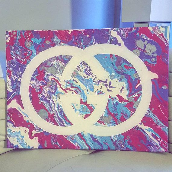 570x570 Gucci Painting Acrylic Gucci Painting Abstract Gucci Acrylic - Gucci Painting