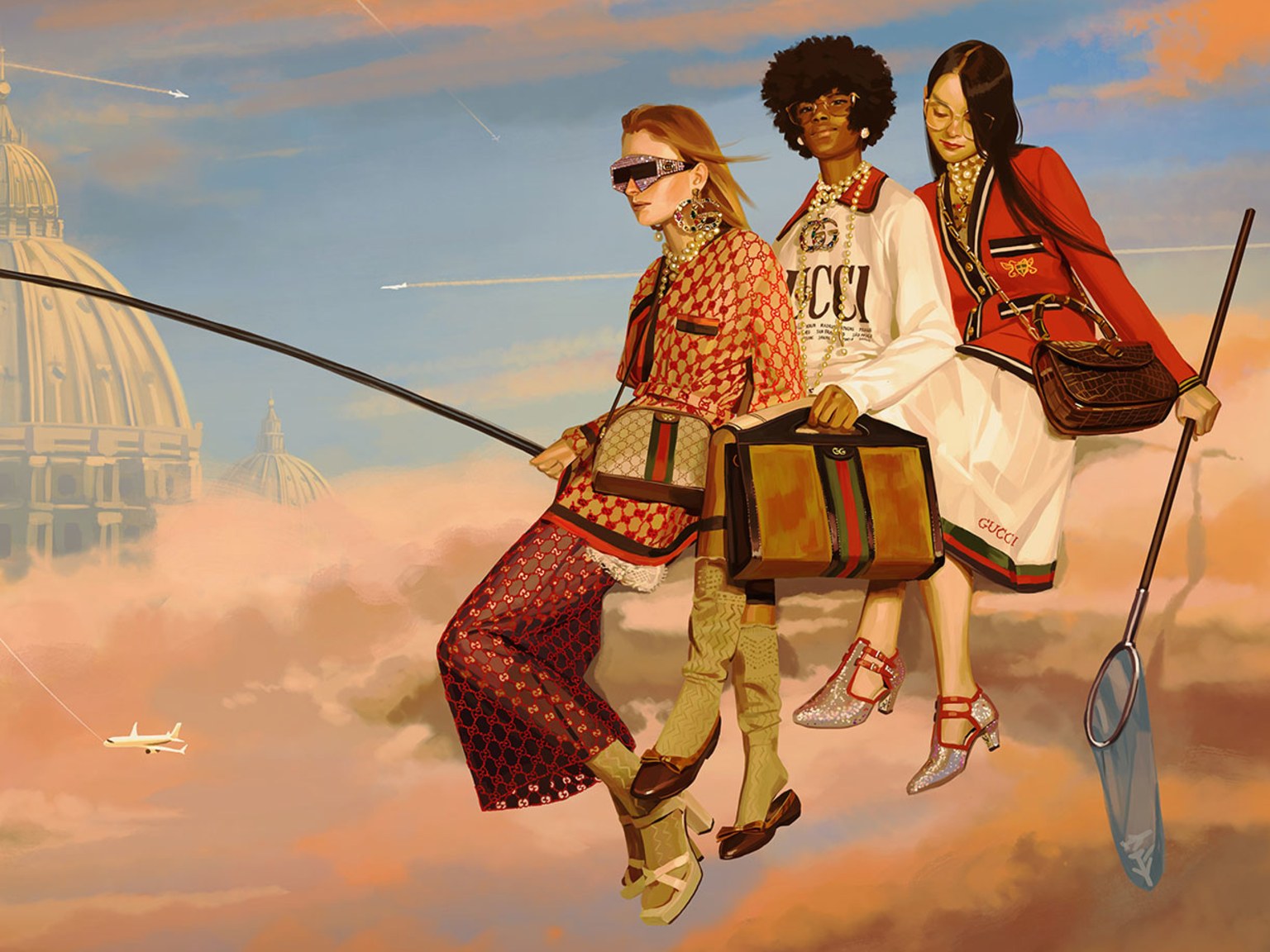 1536x1152 How A Dungeons Amp Dragons Loving, Self Professed Geek Ended Up - Gucci Painting