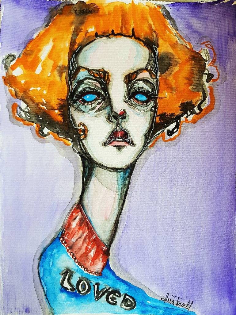 770x1027 Saatchi Art Gucci Inspired Painting By Anna Tsvell - Gucci Painting