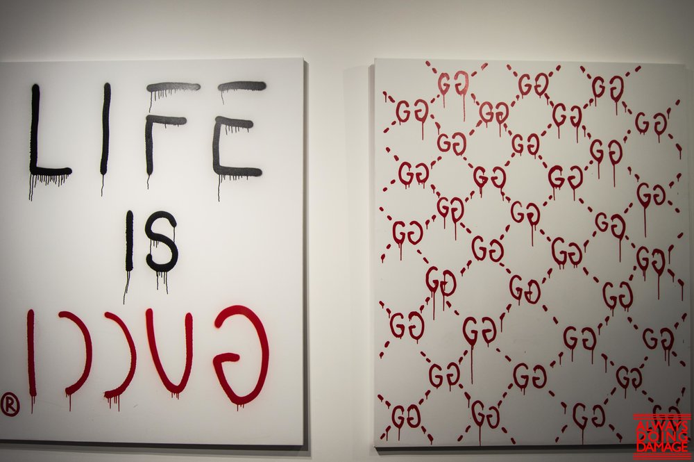 1000x665 Trouble Andrew Displaying The Real Buy - Gucci Painting