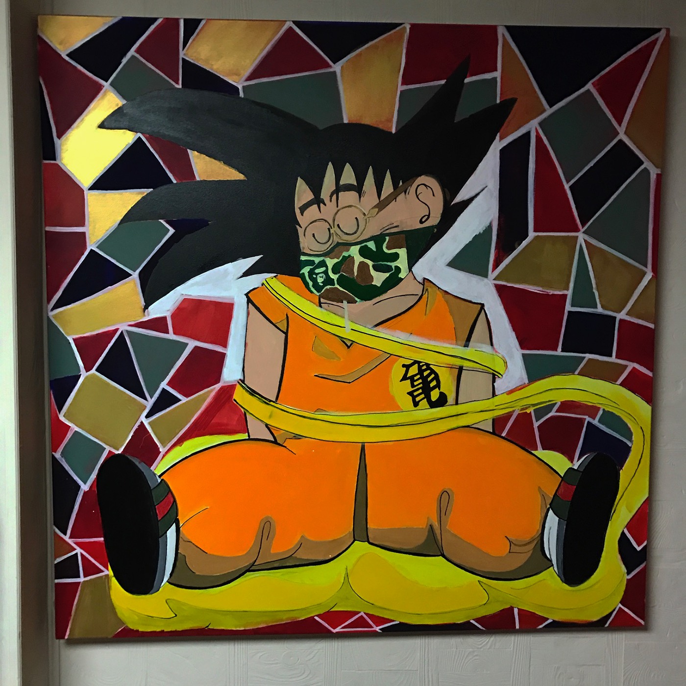 1400x1400 Gucci Goku Painting. On Behance - Gucci Painting