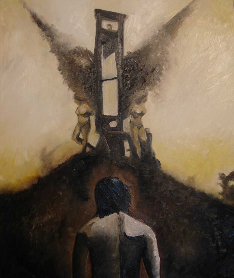 800x950 Diog%c3 - Guillotine Painting