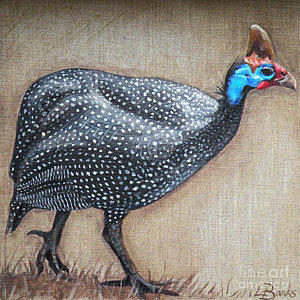 300x300 Guineafowl Paintings Pixels - Guinea Fowl Painting