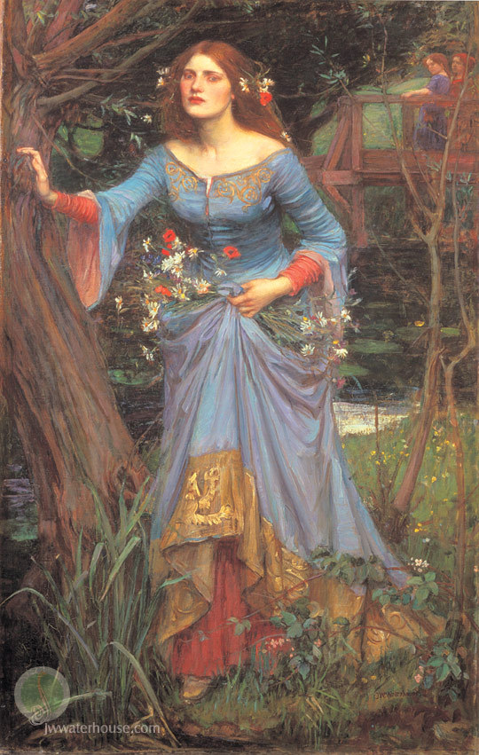 540x851 Artwork By John William Waterhouse - Guinevere Painting