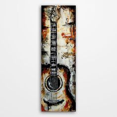 Guitar Canvas Painting at PaintingValley.com | Explore collection of ...