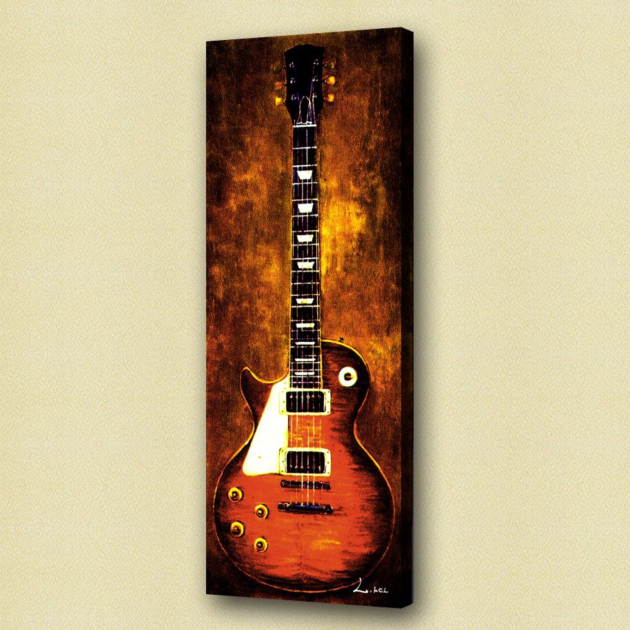 914x914 Paintings Of Guitars Art Modern Art Guitar Les Paul Oil Painting - Guitar Oil Painting