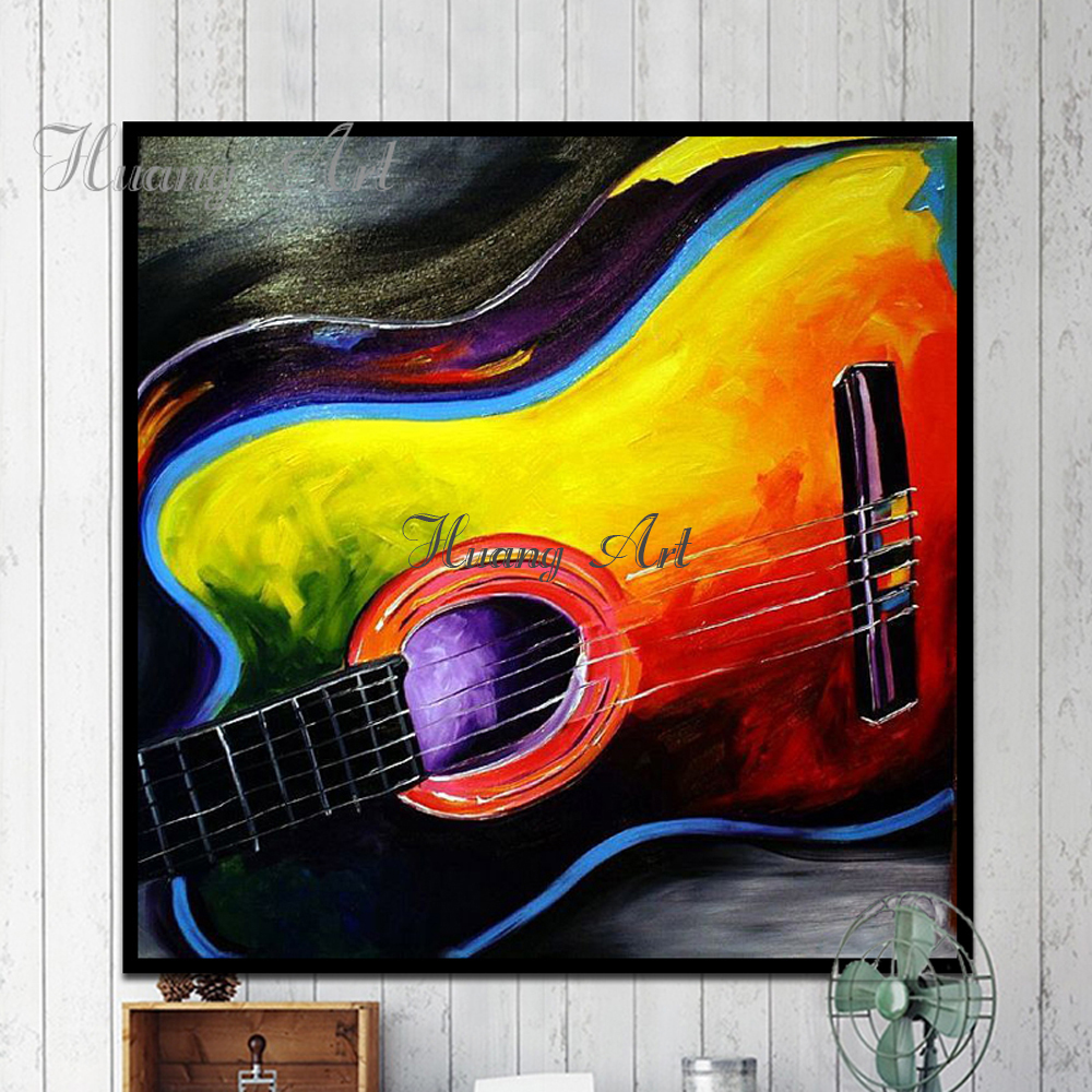 1000x1000 Acoustic Guitar Oil Painting (Hand Made) Elixir Of Faith - Guitar Oil Painting