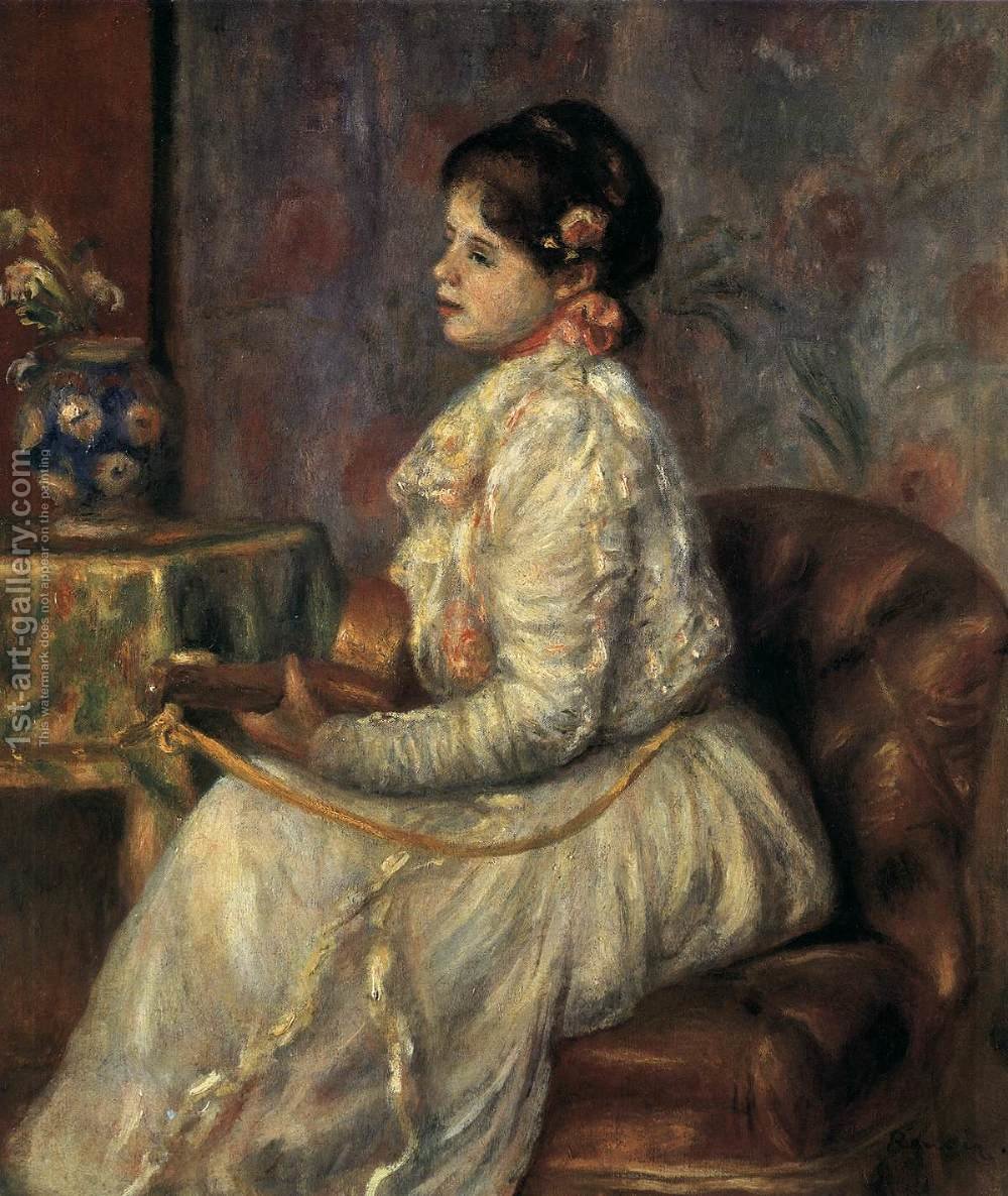 1000x1186 Guitar Player Pierre Auguste Renoir Reproduction 1st Art Gallery - Guitar Player Painting