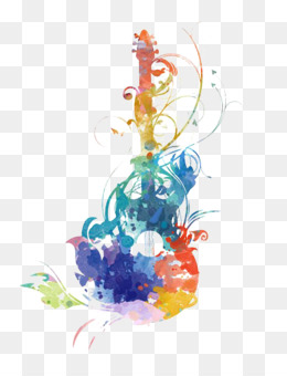 260x340 Guitar Watercolor Painting Music - Guitar Watercolor Painting