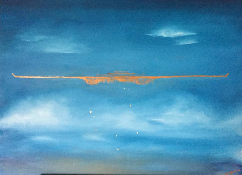 770x556 Saatchi Art Gulfstream Painting By Laura Harling - Gulfstream Painting