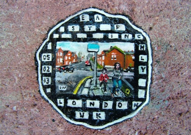 630x445 The Sticking Point Muswell Hill Streetrt, House Prices,nd - Gum Painting