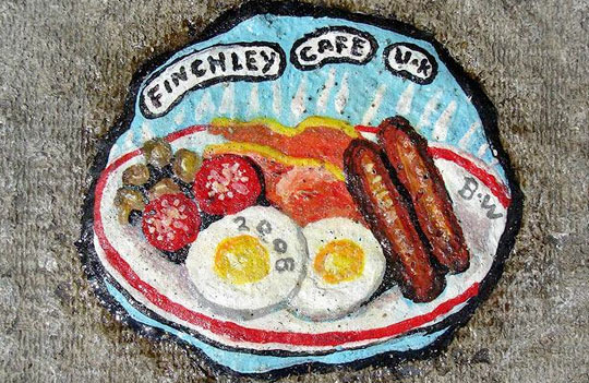 540x351 Chewing Gum As A Painter's Canvas - Gum Painting