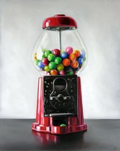 236x296 Gumballs Drawing By Cory Calantropio Serendipity Amp The Gumball - Gumball Machine Painting