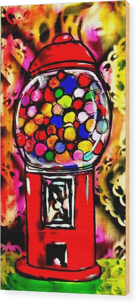 281x618 Gumball Machine Painting By Kimberly Dawn Clayton - Gumball Machine Painting
