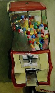 177x300 Gumball Machine Paintings Fine Art America - Gumball Machine Painting