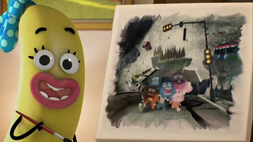 1024x576 My Theory On Banana Barbara's Painting Seen - Gumball The Painting