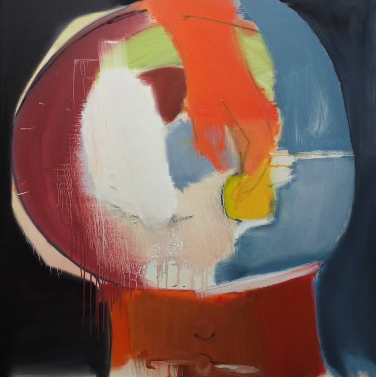 770x773 Saatchi Art Golden Gumball Painting By Janice Sztabnik - Gumball The Painting