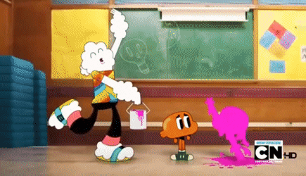 435x250 Gumball Painting Find, Make Amp Share Gfycat Gifs - Gumball The Painting