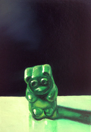 299x432 Gummy Bear Paintings It's Not Easy Being Green - Gummy Bear Painting