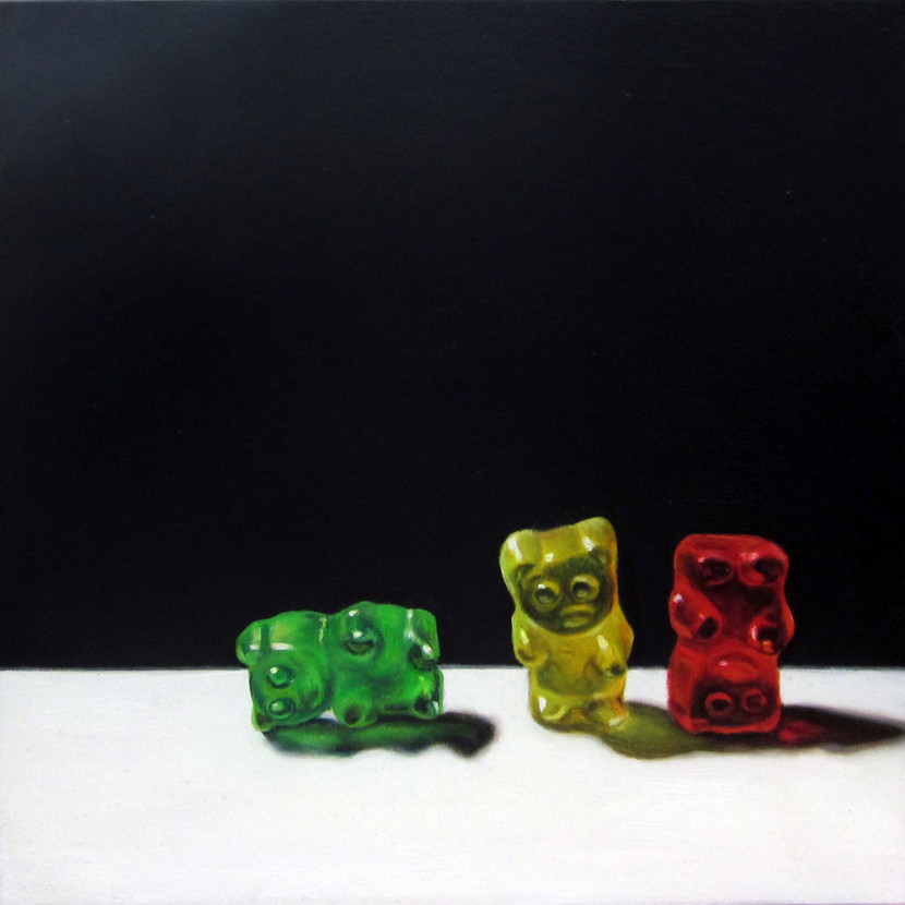 830x830 Gummy Bear Paintings By Jeanne Vadeboncoeur - Gummy Bear Painting