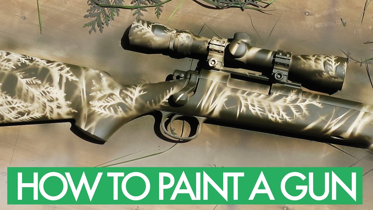 1280x720 How To Paint A Gun - Gun Painting. 
