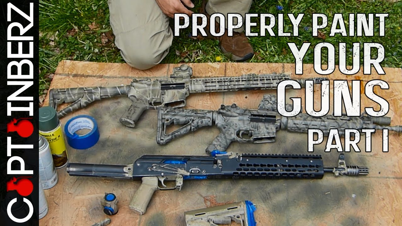1280x720 Properly Camo Painting A Gunrifle (Part I) - Gun Painting