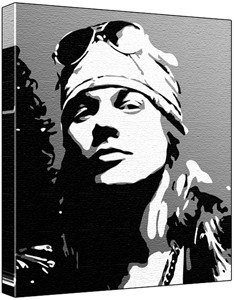 234x300 Guns N Roses Pop Art Painting (100% Original Painting. Not A Print - Guns And Roses Painting