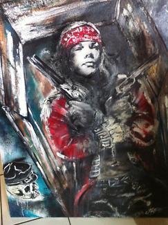 243x325 Guns N Roses Not In This Lifetime Vip Tour Bag Other Antiques - Guns N Roses Painting