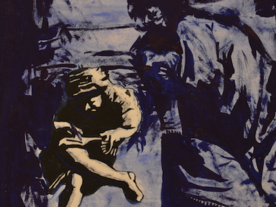 400x300 Guns N Roses Use Your Illusions Ii Cover By Nik - Guns N Roses Painting