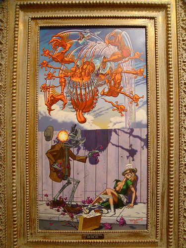 375x500 Robert Williams Original - Guns N Roses Painting