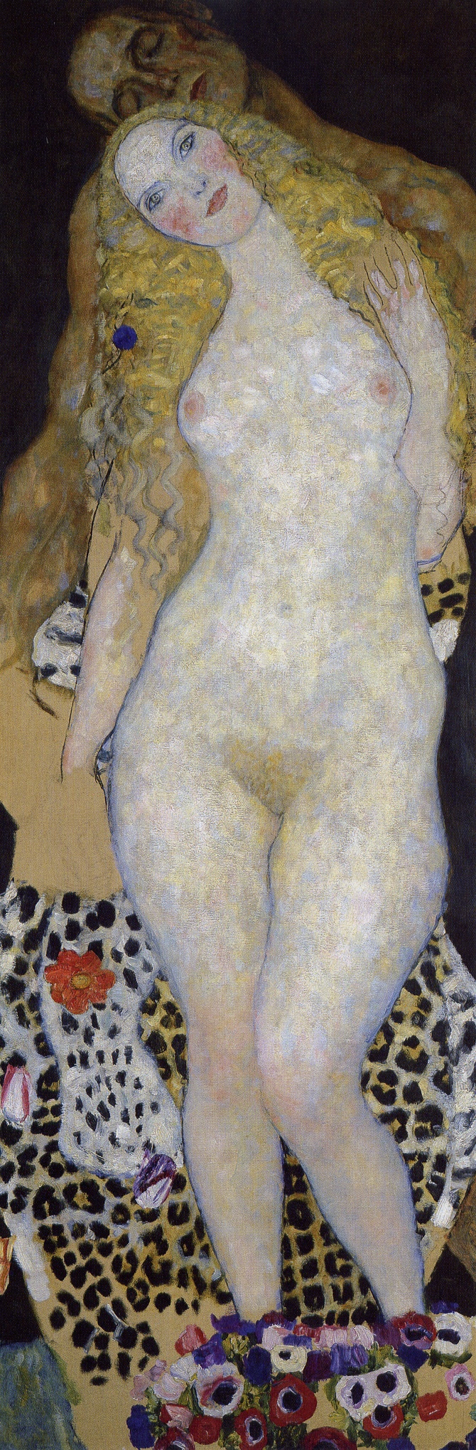 670x2039 Gustav Klimt - Gustav Klimt Goldfish Painting