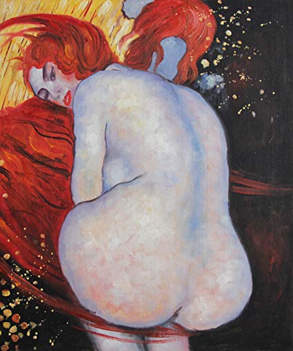 425x510 Oil Painting Wall Art Gustav Klimt Goldfish - Gustav Klimt Goldfish Painting