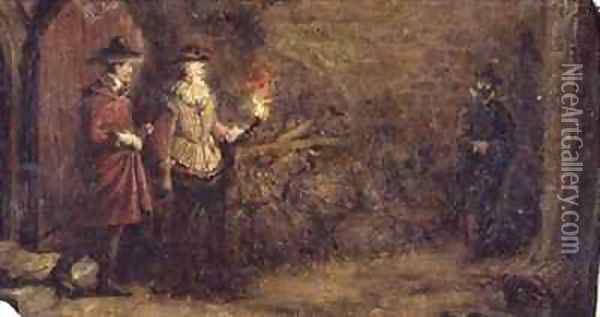600x317 Guy Fawkes Oil Painting Reproduction By Charles Gogin - Guy Fawkes Painting
