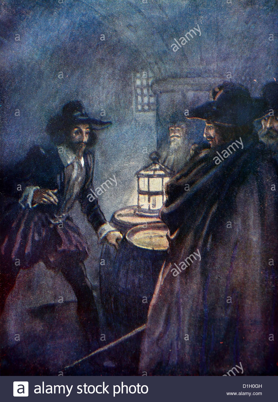 960x1390 Illustration Guy Fawkes Found In The Cellar Under The Houses - Guy Fawkes Painting