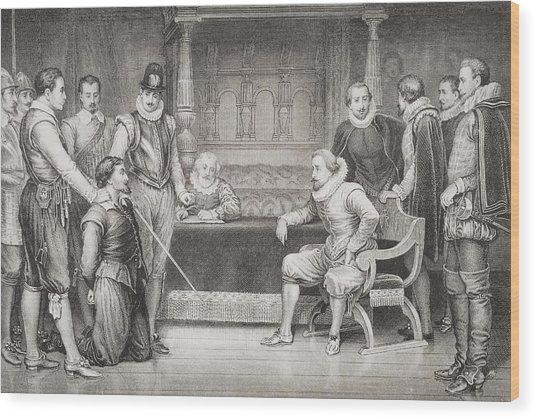 536x419 The Gunpowder Plot. Guy Fawkes Drawing By Vintage Design Pics - Guy Fawkes Painting