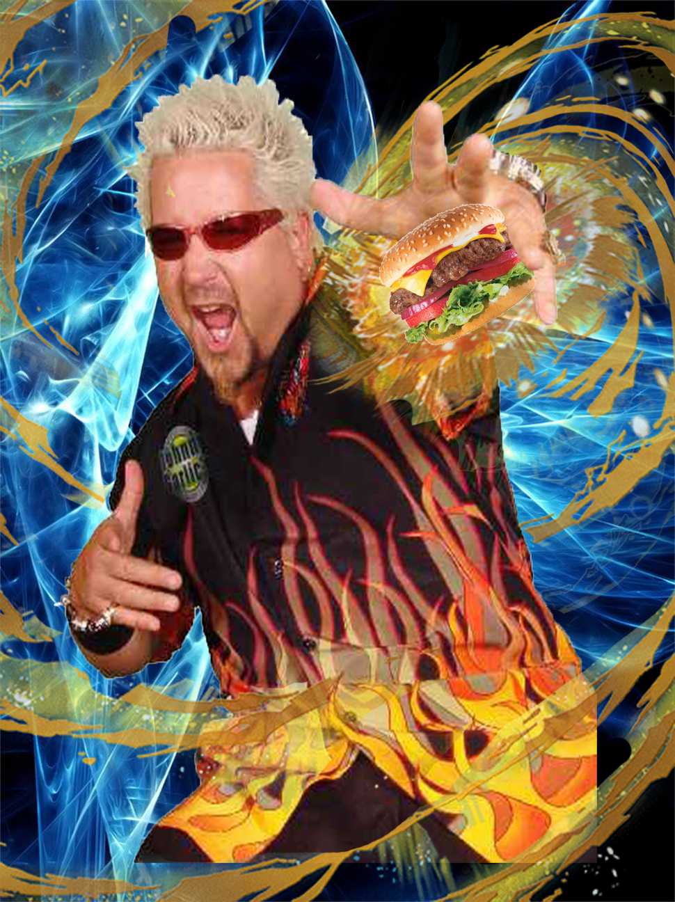 970x1296 Flavor Enhanced Guy Fieri Db Dokfanbattle Wiki Fandom Powered - Guy Fieri Painting