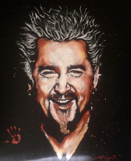 450x553 Guy Fieri - Guy Fieri Painting