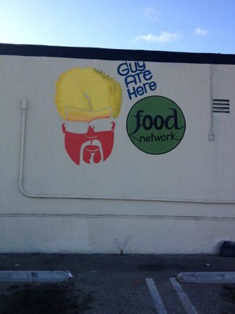 337x450 Guy Fieri Painting In Parking Lot - Guy Fieri Painting