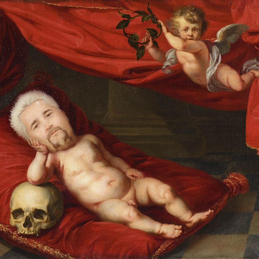 850x850 10 Paintings Of Guy Fieri As Every Renaissance Baby - Guy Fieri Painting