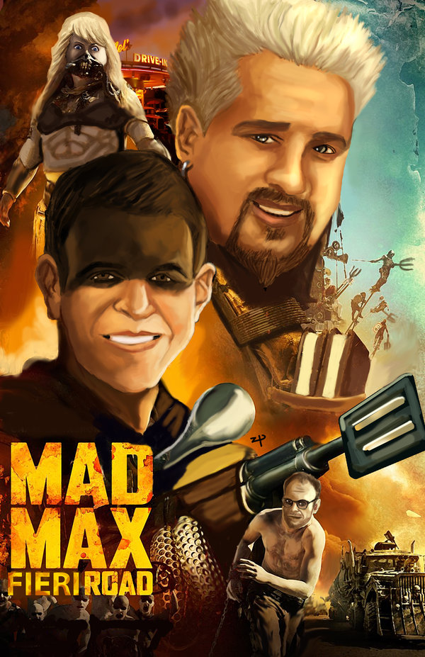 600x927 Mad Max - Guy Fieri Painting