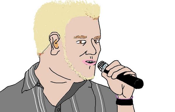 598x384 Nick Reineke On Twitter Here's My Guy Fieri Ms Paint Drawing - Guy Fieri Painting