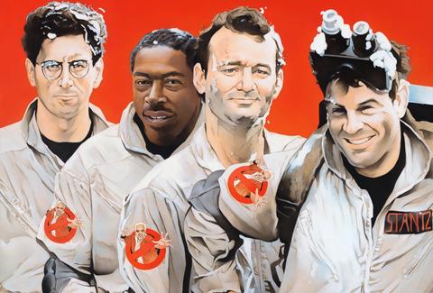 480x325 Brandon Bird's New Guy Fieri And Ghostbusters Painting Is - Guy Fieri Painting