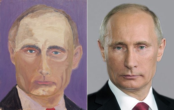 600x379 George W. Bush Sourced All His Paintings From Google - Gwb Painting