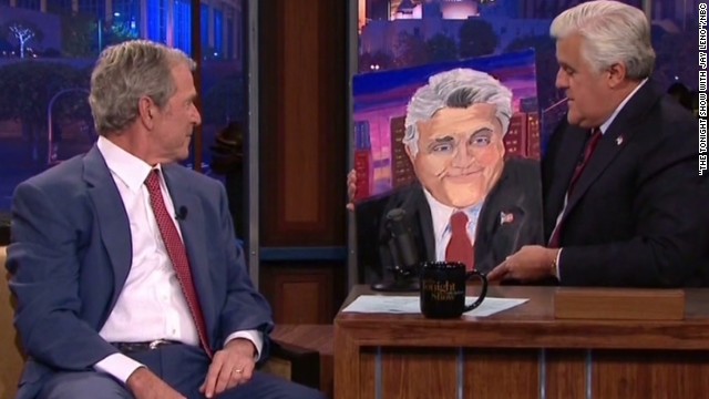 640x360 Paintings Unveil George W. Bush's Softer Side - Gwb Painting