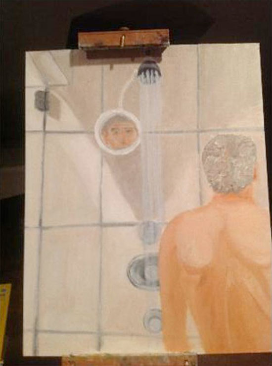 550x739 Princess Sparkle Pony's Photo Blog George Bush's Bad Paintings - Gwb Painting