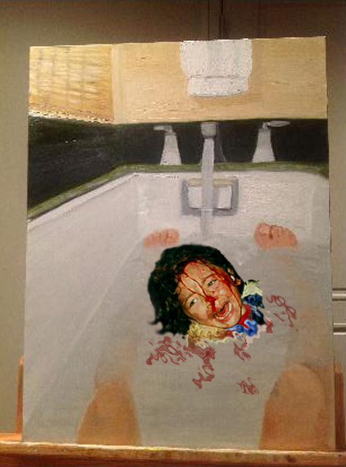 500x675 What Do George W. Bush's Paintings Mean - Gwb Painting